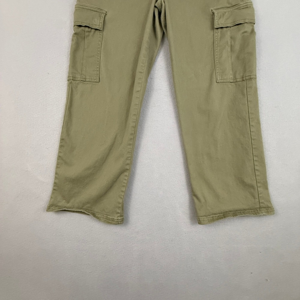 Bagatelle Collection Cargo Pants Women's Size 12 Relaxed Fit Stretch‎ Army Green - Picture 7 of 12